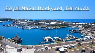 Walking in Bermuda Royal Naval Dockyard  Cruise terminal