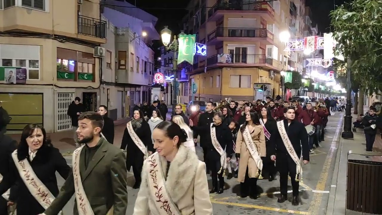 Pasacalles desde el puente Picayo (31-01-2025) - Comparsa Garibaldinos de Sax