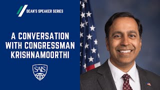 A Conversation with Congressman Raja Krishnamoorthi (DIL)