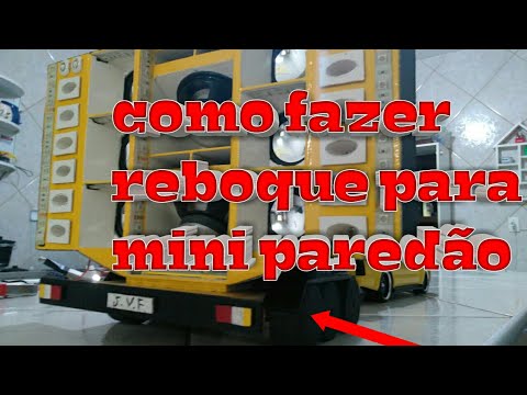 Reboque De Mini Paredao