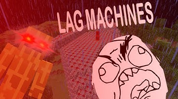MINECRAFT - 5 EASY WAYS TO MAKE LAG MACHINES!