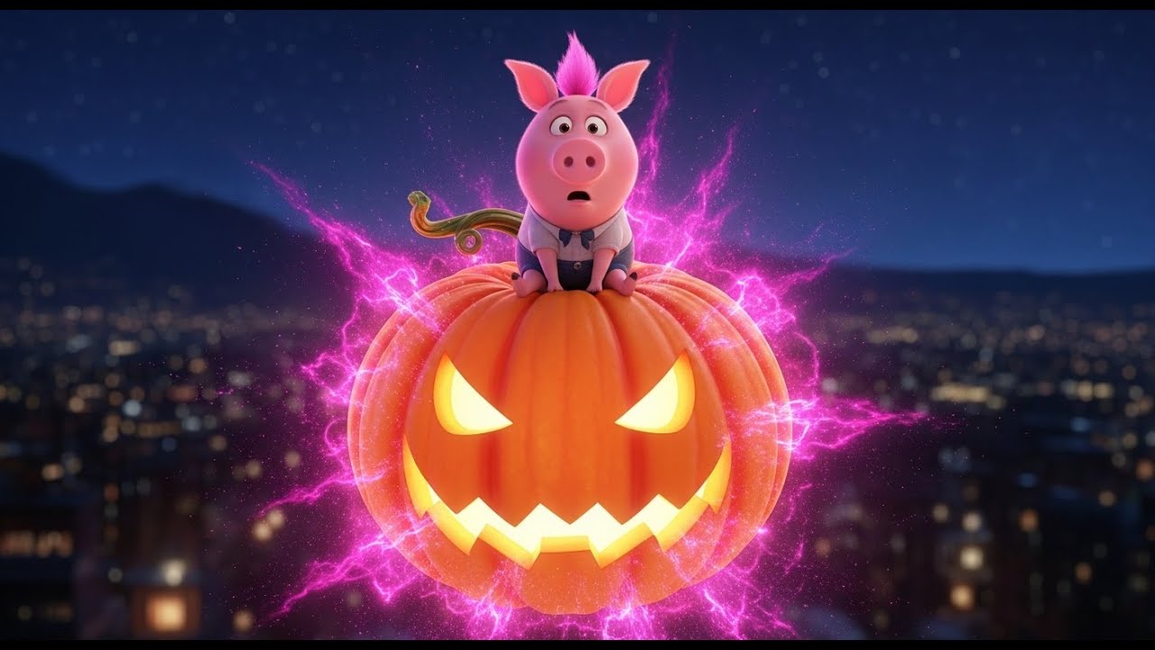 The MAGIC Pumpkin Pig and the Space Adventure! 🚀🎃