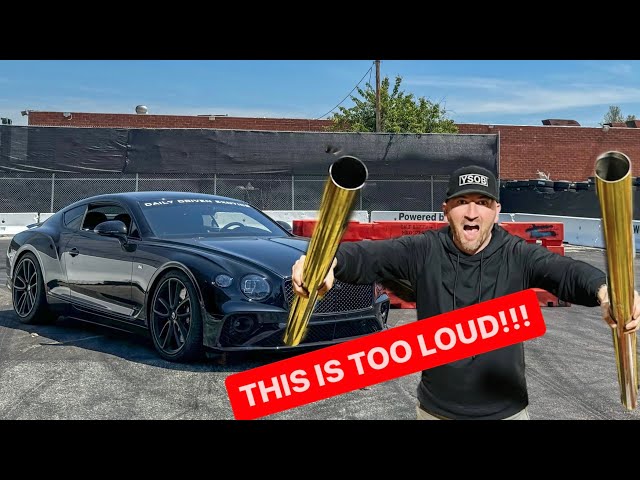 MEET THE LOUDEST BENTLEY IN THE WORLD! *STRAIGHT PIPED TWIN TURBO V8* class=