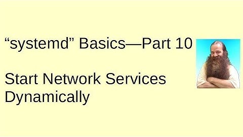 Start Network Services Dynamically