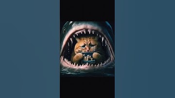 Boxing Cat Sad Story/shark attack Sad Story 😭/AI Cat lover/Cartoon/Cat/Funny/#ai/cat Sad Story 😭
