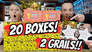 2 GRAILS!! Opening 20 Mystery Grail Funko pop Mystery boxes! Crazy Unboxing!