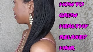 Growing Healthy Relaxed Hair | VickyJ