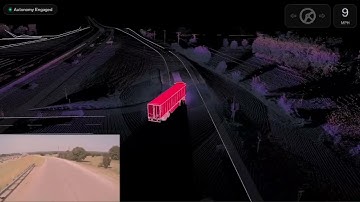 The Waabi Driver on surface streets to highways