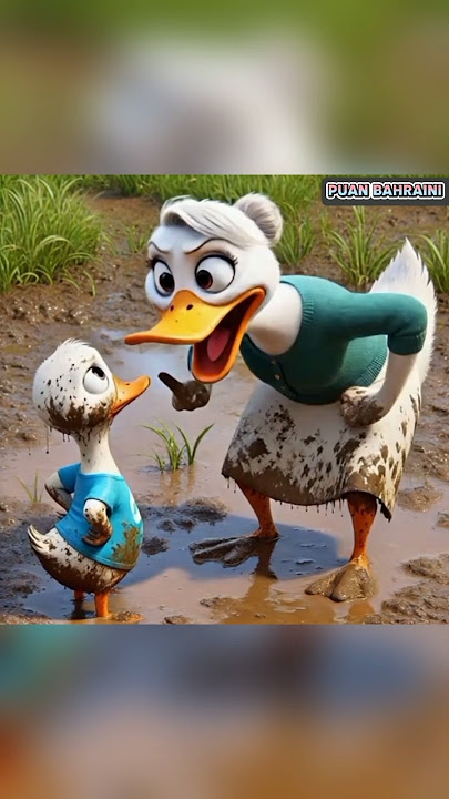 bebek main lumpur #duck #bebek #shorts #funny #cute #lucu #lagu