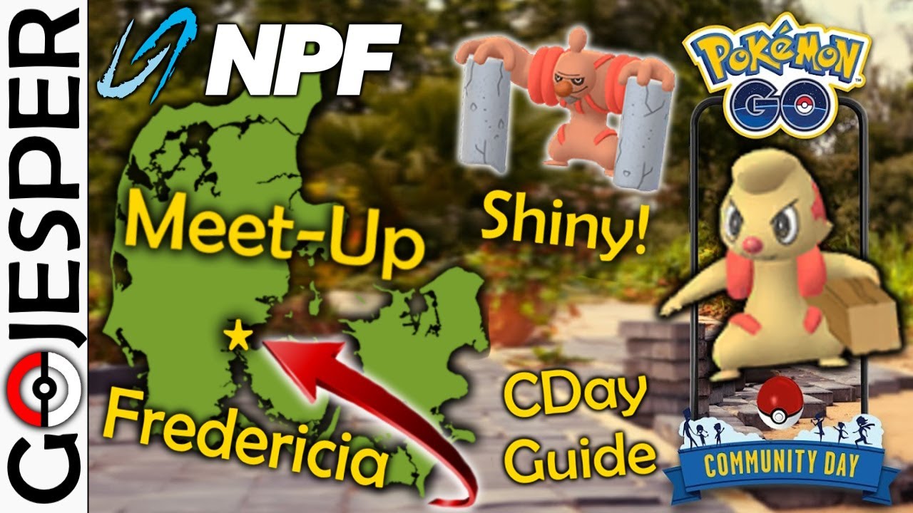 NPF Meet-Up og Timburr Community Day Guide (Dansk Pokémon GO)