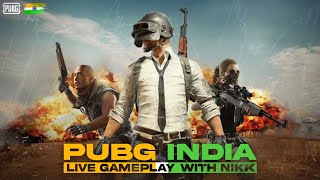 PUBGM INDIA LIVE WITH NIKK • SOLO VS SQUAD  • FT.IPHONE 11 | MEMBERSHIP@29/-