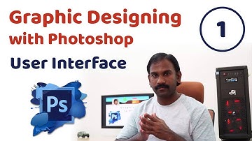 Graphic Designing with Photoshop | lecture 1 (Part 1) UI and New Document Creation | Rees3D.com