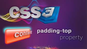 CSS for beginners 39: padding-top property