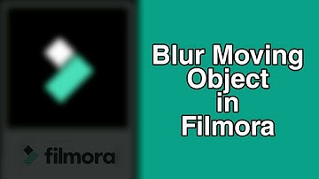 Blur Moving Object in Filmora 9