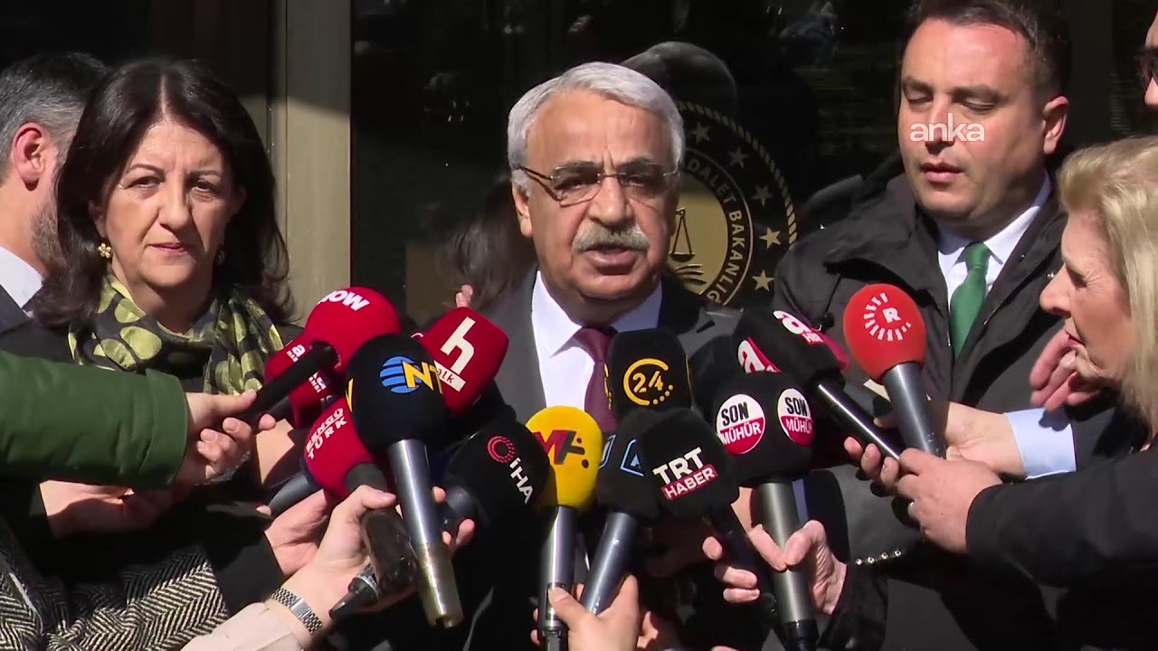 DEM Parti İmralı Heyeti, Mustafa Çiftçi ve Akın Gürlek'i ziyaret etti / Ankara #Canlı