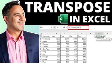 How to Transpose Data in Microsoft Excel