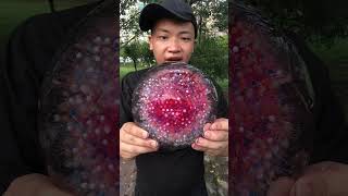 Asmr eating ice football today 😋😋 #asmr #mukbang #satisfying #football #eatingsounds