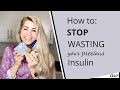 How to STOP Wasting Insulin with Your Omnipod System or Pump