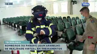 Bombeiros do Paraná usam aparelho de realidade virtual em treinamentos screenshot 4