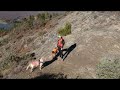 test drone suiveur trail