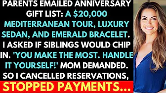 Parents Assumed I'd Fund Their $60K Anniversary Solo Because 'You Make the Most'; That Assumption...
