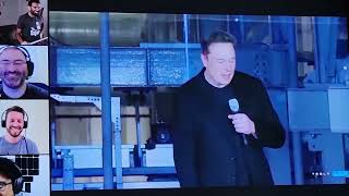 Elon Musk saying I LOVE YOU GUYS TOO