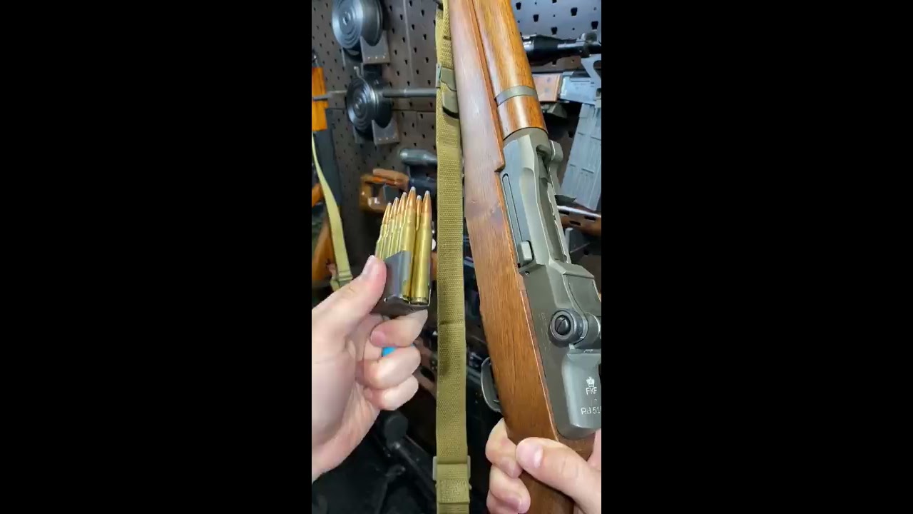 How To Load The M1 Garand En Bloc Clip Wait For PING Shorts