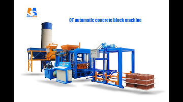 3D animation display fully automatic concrete block machine