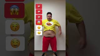 【TikTok100万再生】120Kgデブのお腹でキュートダンス