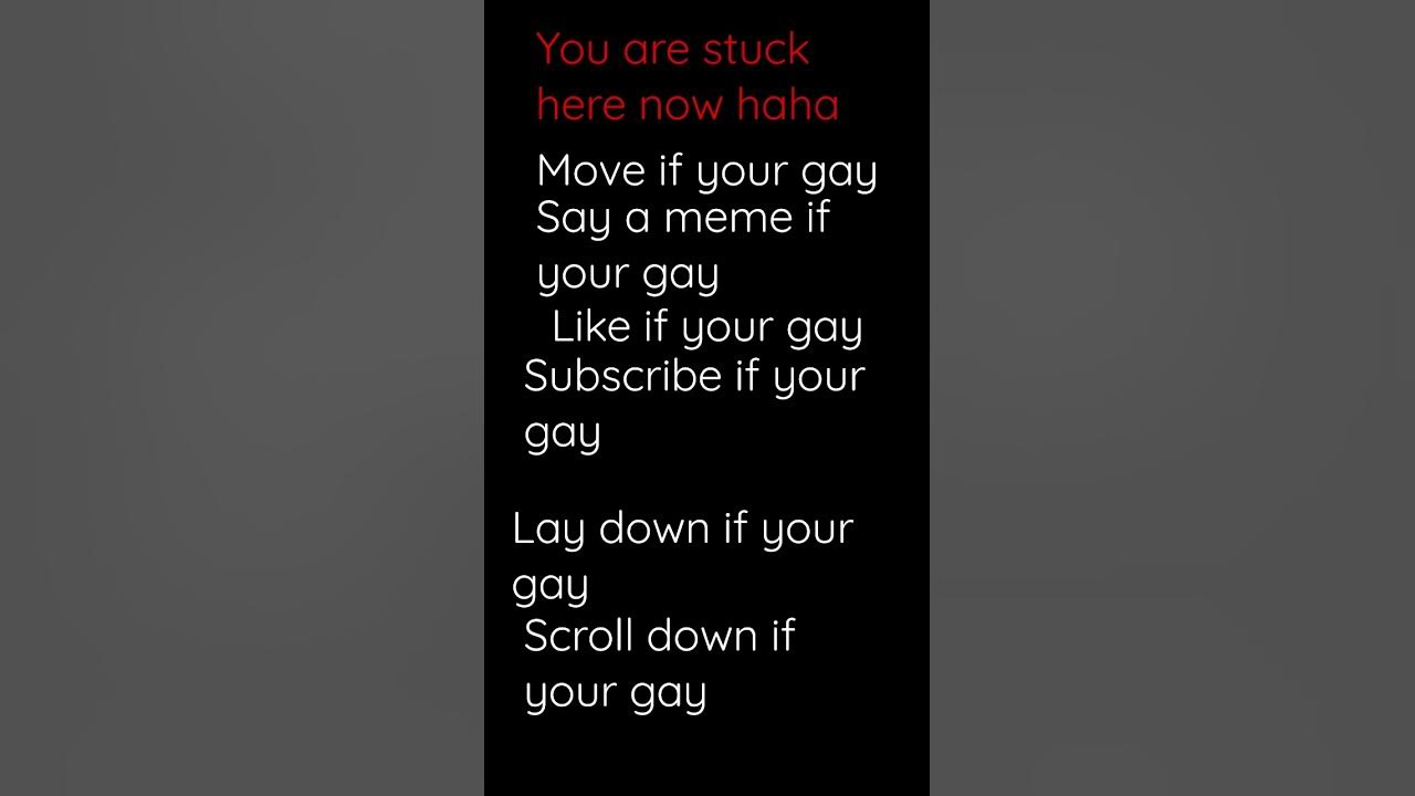 If Your Gay Youtube