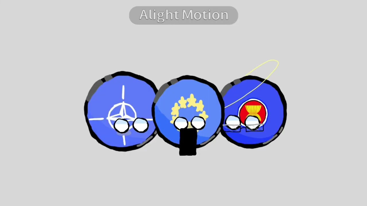 Not cute anymore country balls