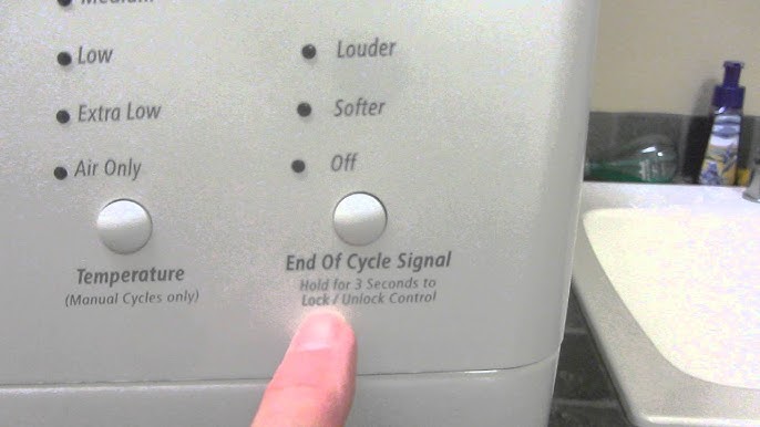 Unlock Control Lock Whirlpool Duet Dryer: Easy Guide