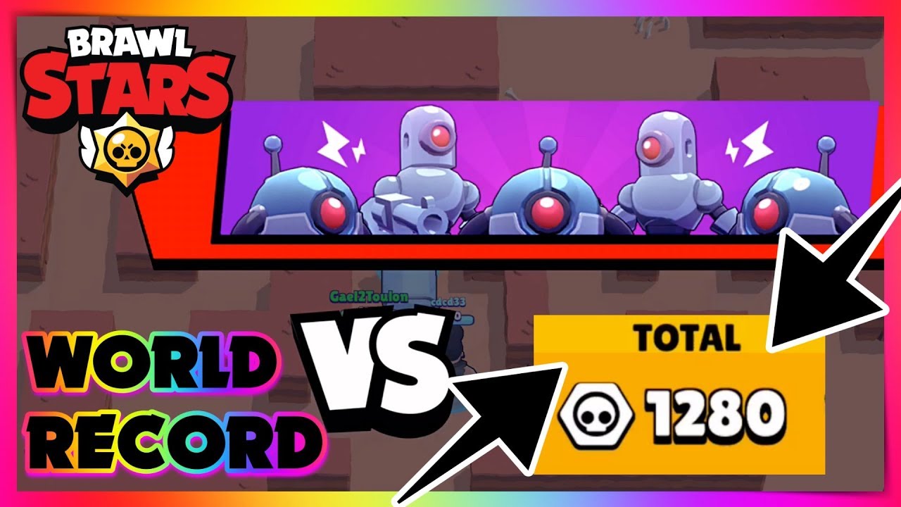 ⁣BRAWL STARS - RECORD DU MONDE EN ROBOTS À GOGO AVEC LA MEILLEURE ÉQUIPE !! 1280 JETONS