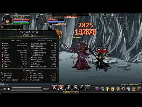 AQW: Swordmaster 100%