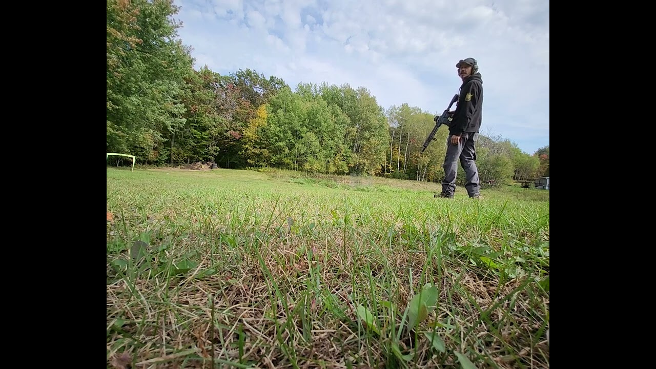 50 yard 556 practice,  precision armament hypertap is one bad ass brake