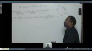 SOLUTION OF a cos x + b sin x =c