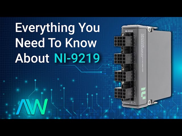 A Beginner's Guide to the National Instruments NI-9219 - YouTube