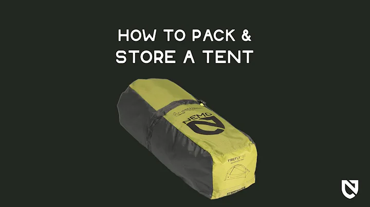 How To Roll, Pack & Store Your Tent | NEMO