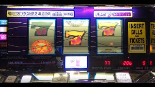 OLD SCHOOL SLOT PLAY: TRIPLE BUTTERFLY SEVENS + 2X 5X 10X TIMES PAY BONUS TIMES SLOTS! TEN TIMES PAY screenshot 5
