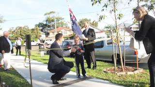 Plaque Unveiling: Soldiers Avenue, Freshwater 2015