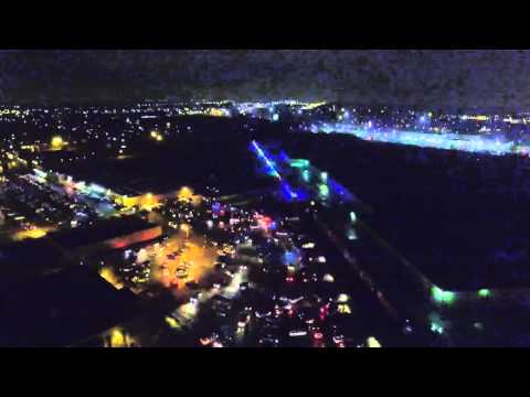 Drone video of the Holiday Train in Allen Park MI.