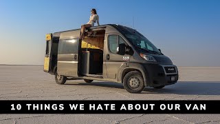 10 THINGS I REGRET ABOUT MY FIRST VAN BUILD (2 YEARS LATER)