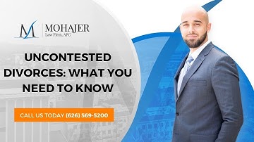 Uncontested Divorces: What You Need To Know