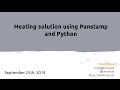 Heating system using panstamp and python