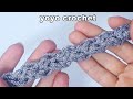 طريقة جديدة وسهلة لعمل يد شنطة كروشية / جميلة وسهلة التنفيذ / cord crochet bag#يويو كروشية#