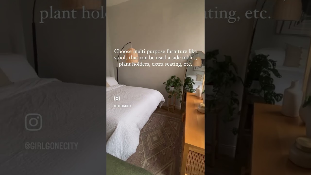 Small space living tip 