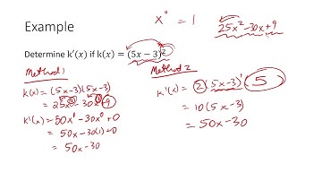 MCV4U Calculus Lesson 2.020 Power Rule