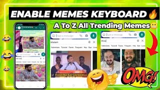 How To Meme Chat Keyboard In Any Android screenshot 5
