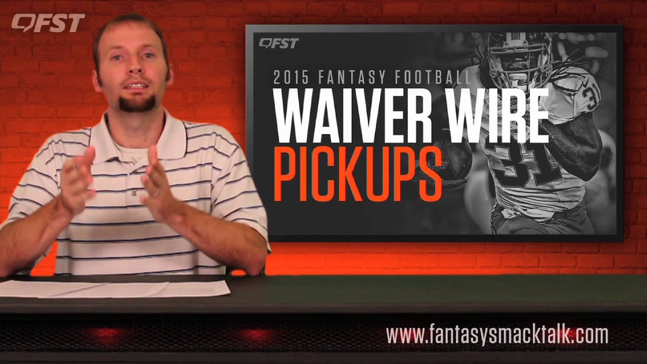 2015 Fantasy Football Week 3 Waiver Wire - YouTube