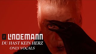 Till Lindemann - Du hast kein Herz (Only Vocals)